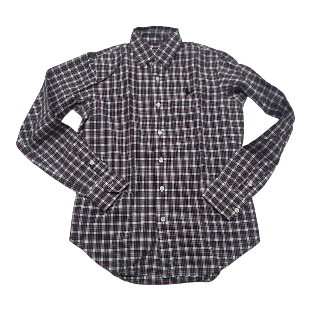 Camisa Ralph Lauren Sport Talla 2 A Cuadros Color Verde