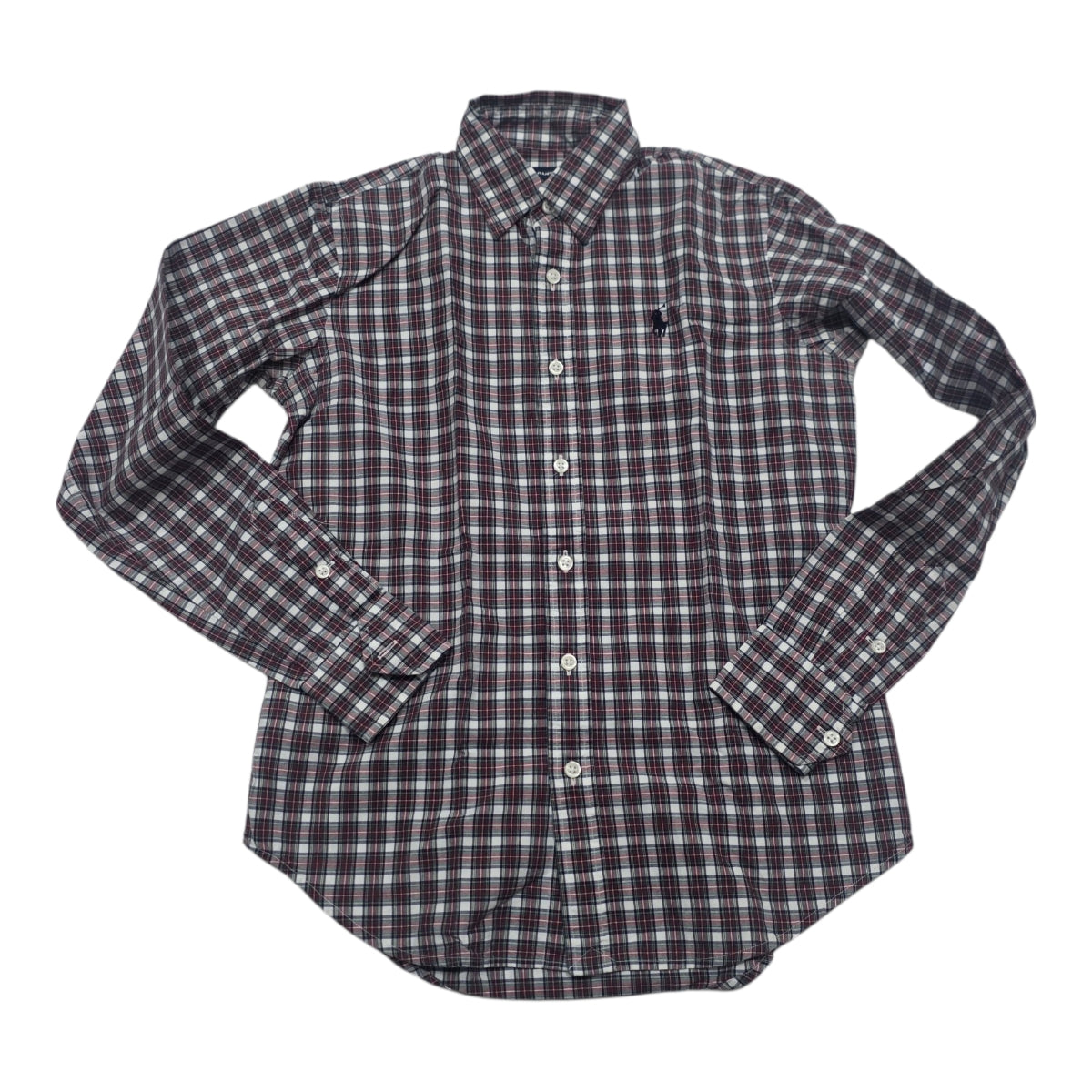Camisa Ralph Lauren Sport Talla 2 A Cuadros Color Verde