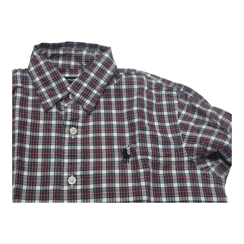 Camisa Ralph Lauren Sport Talla 2 A Cuadros Color Verde