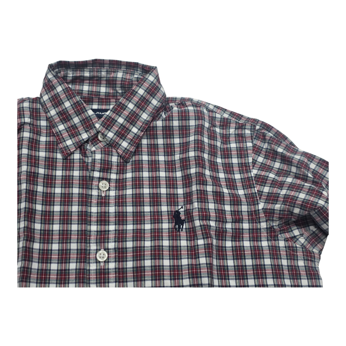 Camisa Ralph Lauren Sport Talla 2 A Cuadros Color Verde