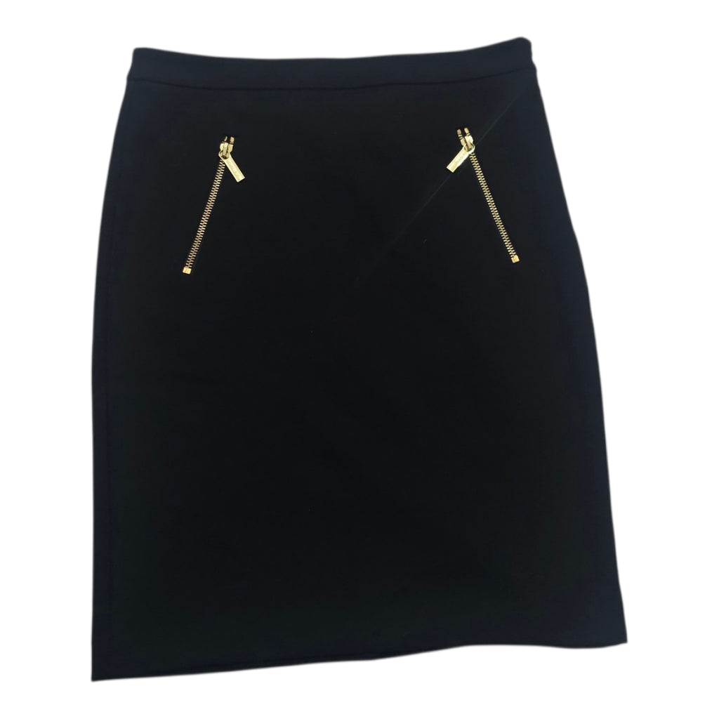 Falda Michael Kors De Mujer Talla 2 Color Negro Con Cierres