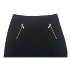 Falda Michael Kors De Mujer Talla 2 Color Negro Con Cierres
