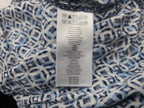 Vestido Michael Kors Sin Mangas Azul Con Figuras