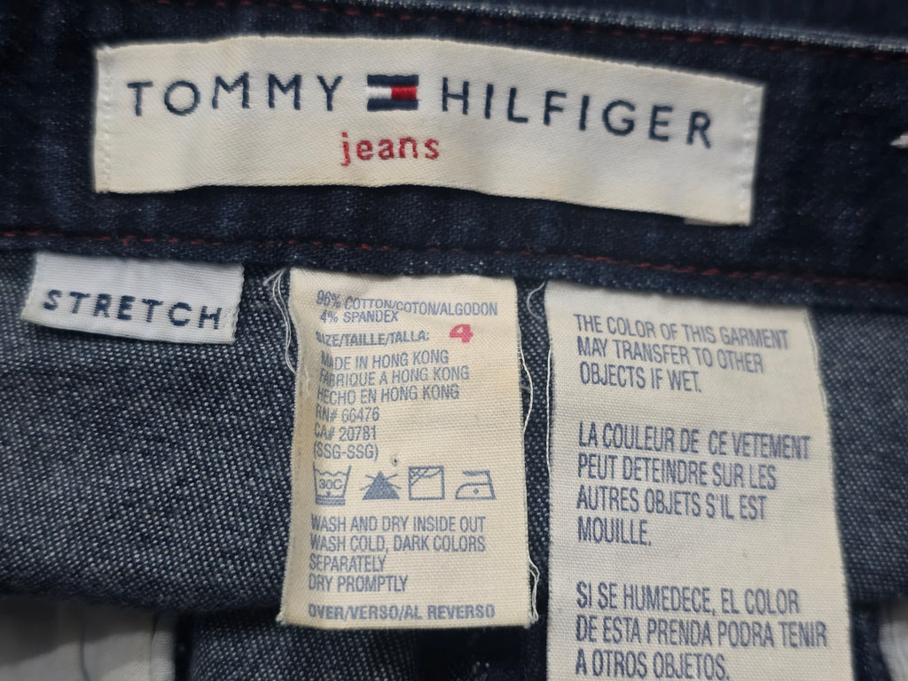 Falda De Mezclilla Tommy Hilfiger De Mujer Talla 4 Azul
