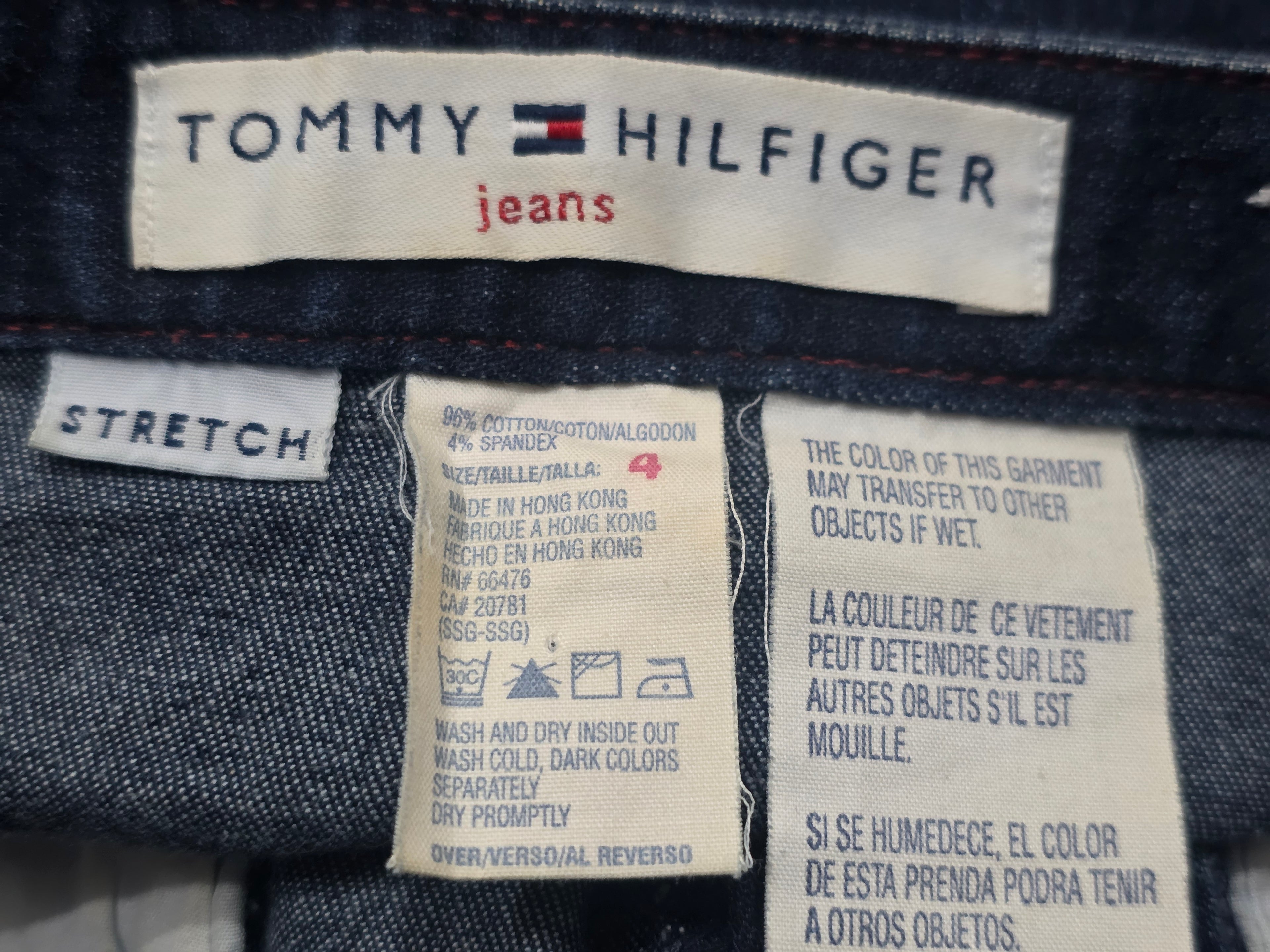 Falda De Mezclilla Tommy Hilfiger De Mujer Talla 4 Azul