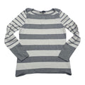 Sueter Tommy Hilfiger De Mujer Talla Chica Gris Con Blanco