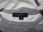 Sueter Tommy Hilfiger De Mujer Talla Chica Gris Con Blanco