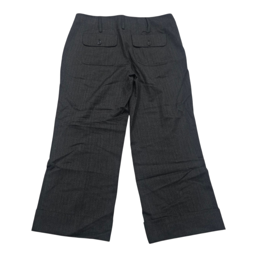 Pantalon Michael Kors Mujer Talla 6vestir Gris Con Lineas