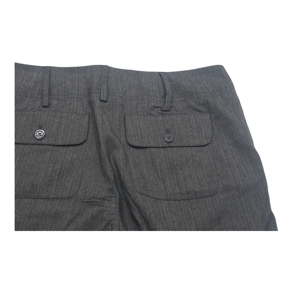 Pantalon Michael Kors Mujer Talla 6vestir Gris Con Lineas
