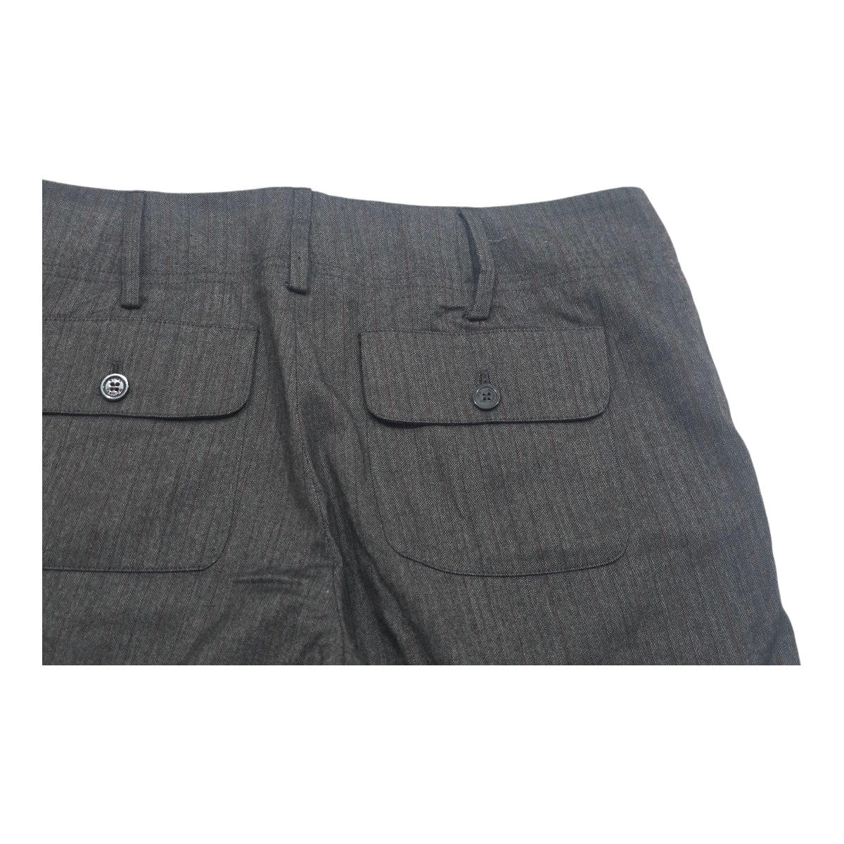 Pantalon Michael Kors Mujer Talla 6vestir Gris Con Lineas