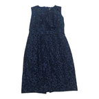 Vestido Tommy Hilfigermujer Talla 4 Azul Floreado Sin Mangas