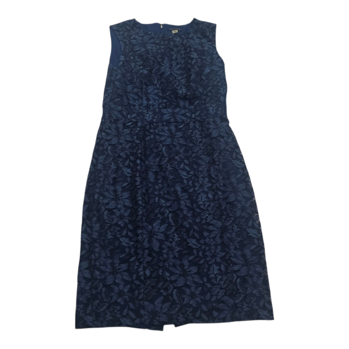 Vestido Tommy Hilfigermujer Talla 4 Azul Floreado Sin Mangas