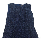 Vestido Tommy Hilfigermujer Talla 4 Azul Floreado Sin Mangas