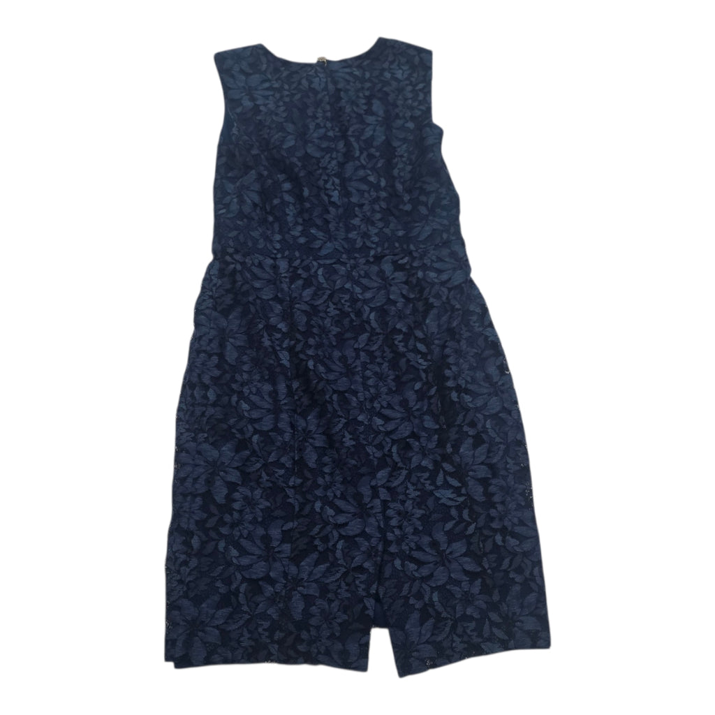 Vestido Tommy Hilfigermujer Talla 4 Azul Floreado Sin Mangas