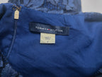 Vestido Tommy Hilfigermujer Talla 4 Azul Floreado Sin Mangas