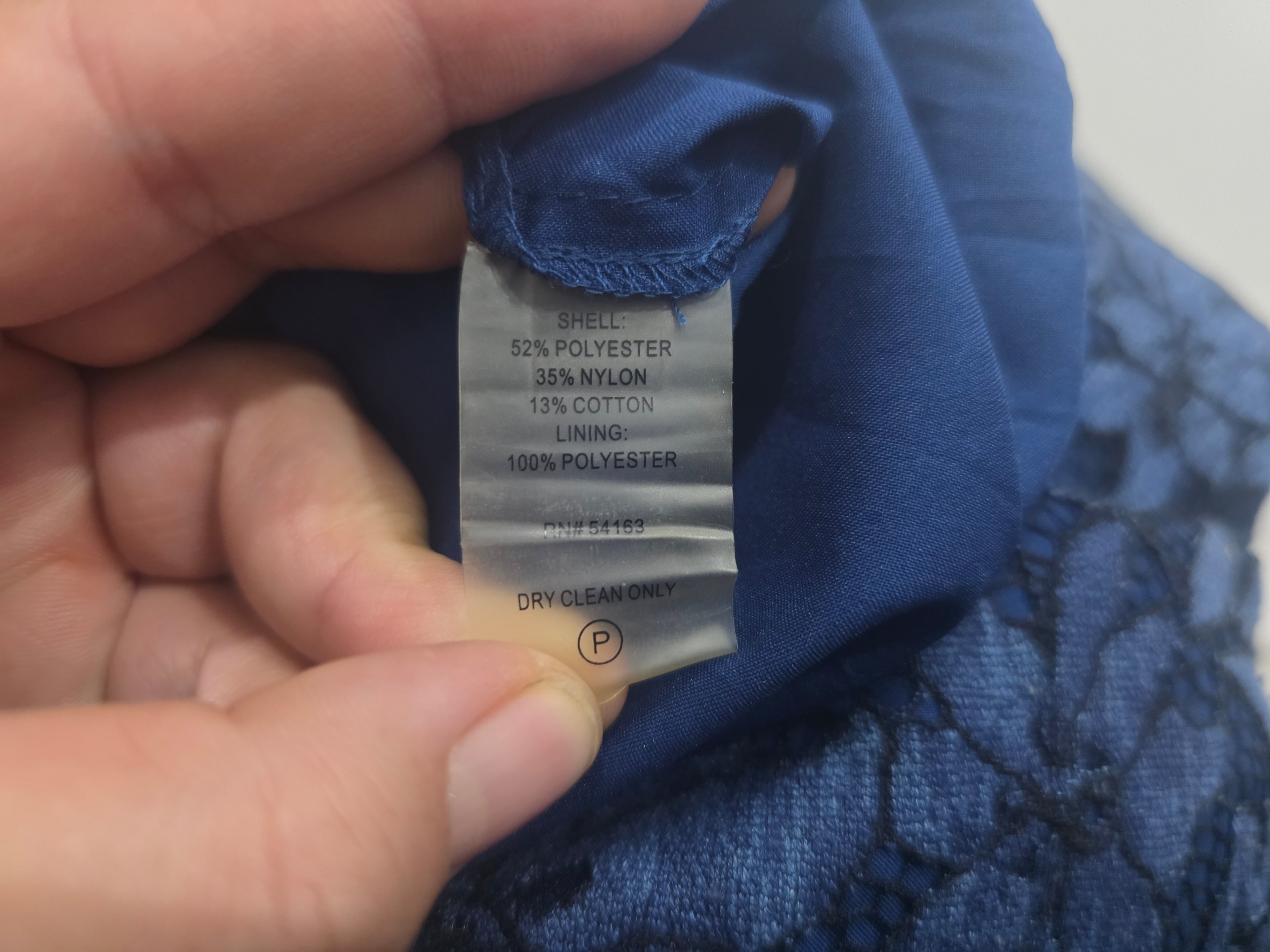 Vestido Tommy Hilfigermujer Talla 4 Azul Floreado Sin Mangas