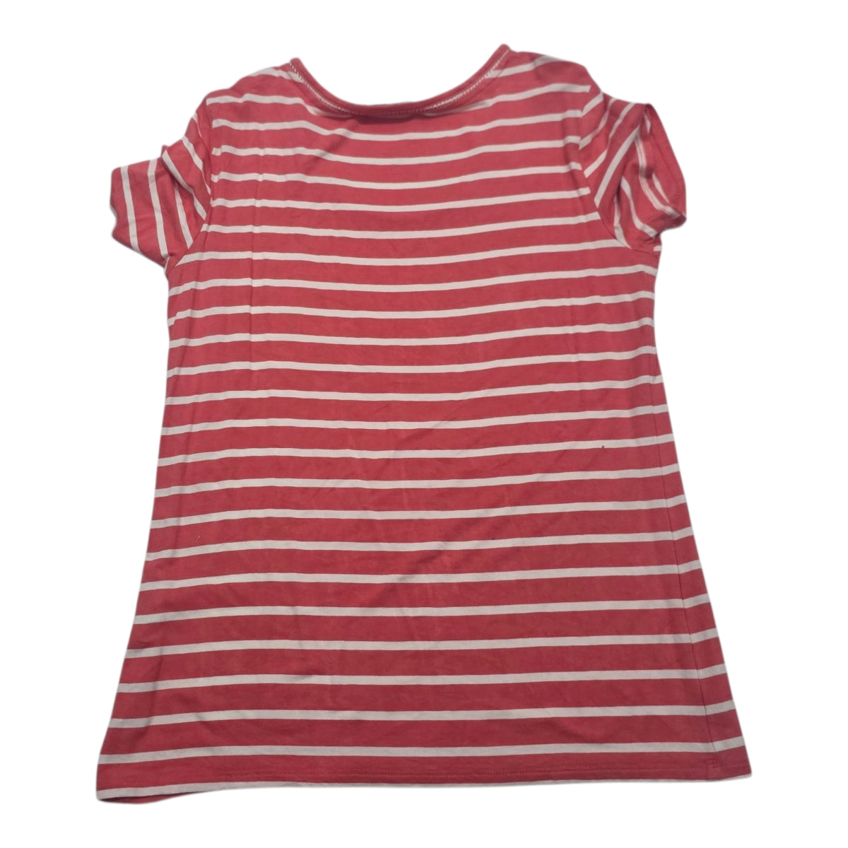 Playera Tommy Hilfiger Mujer Talla Chica Color Coral Rayada