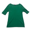 Playera Ralph Lauren Mujer Talla Chica Color Verde Cuello V