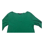 Playera Ralph Lauren Mujer Talla Chica Color Verde Cuello V