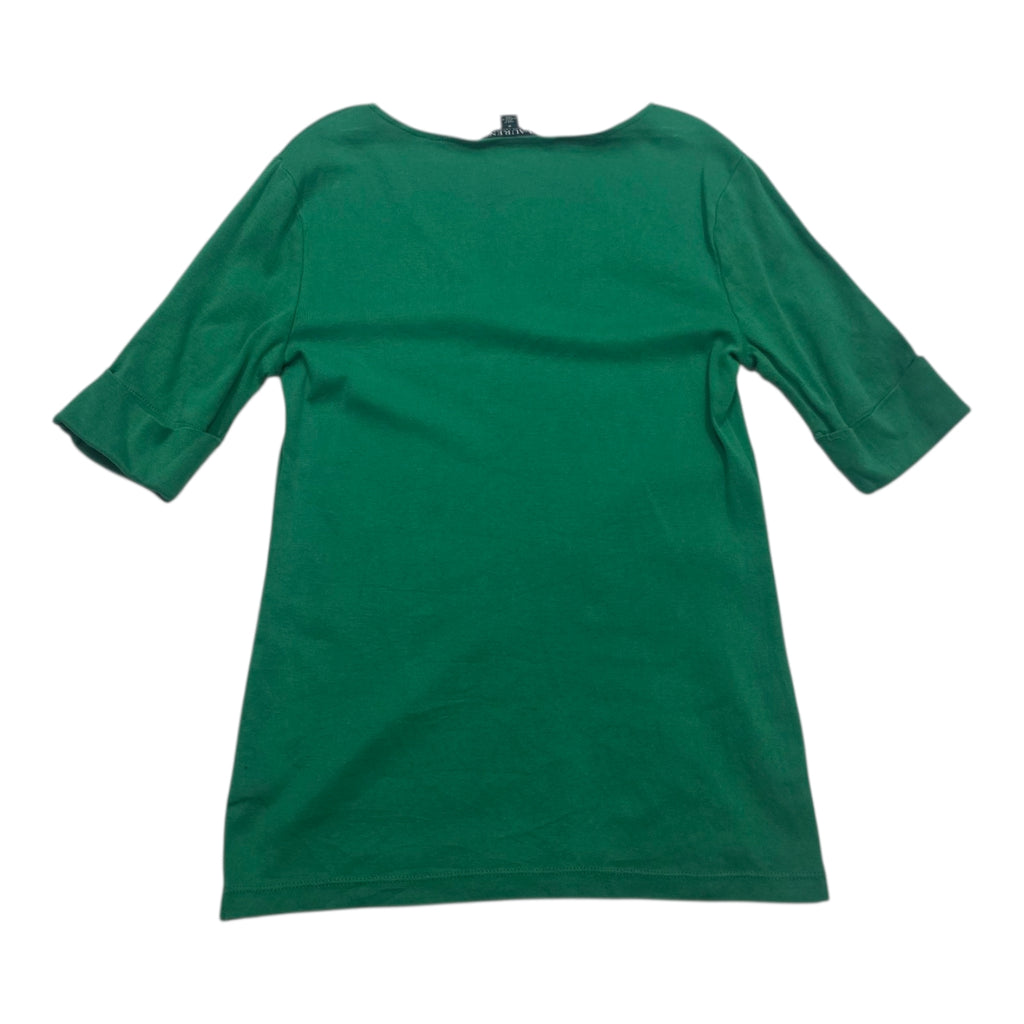 Playera Ralph Lauren Mujer Talla Chica Color Verde Cuello V