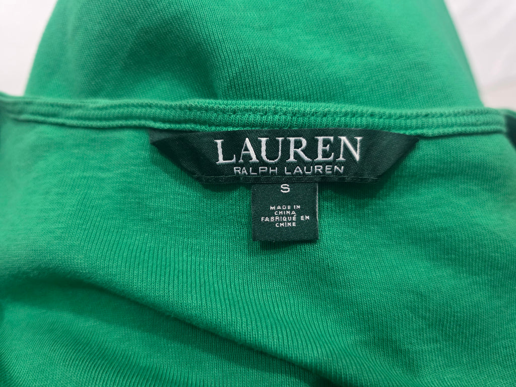 Playera Ralph Lauren Mujer Talla Chica Color Verde Cuello V