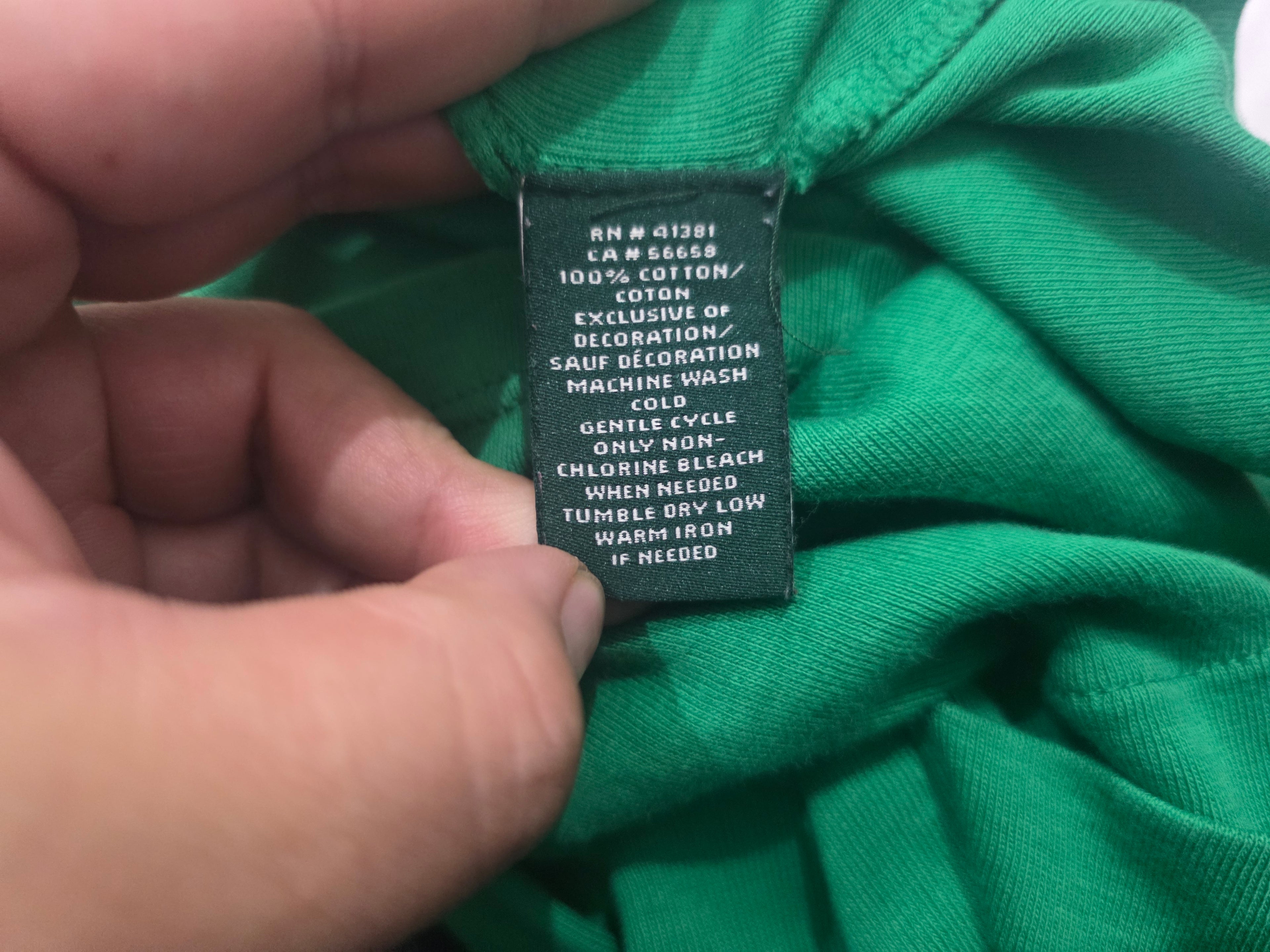 Playera Ralph Lauren Mujer Talla Chica Color Verde Cuello V
