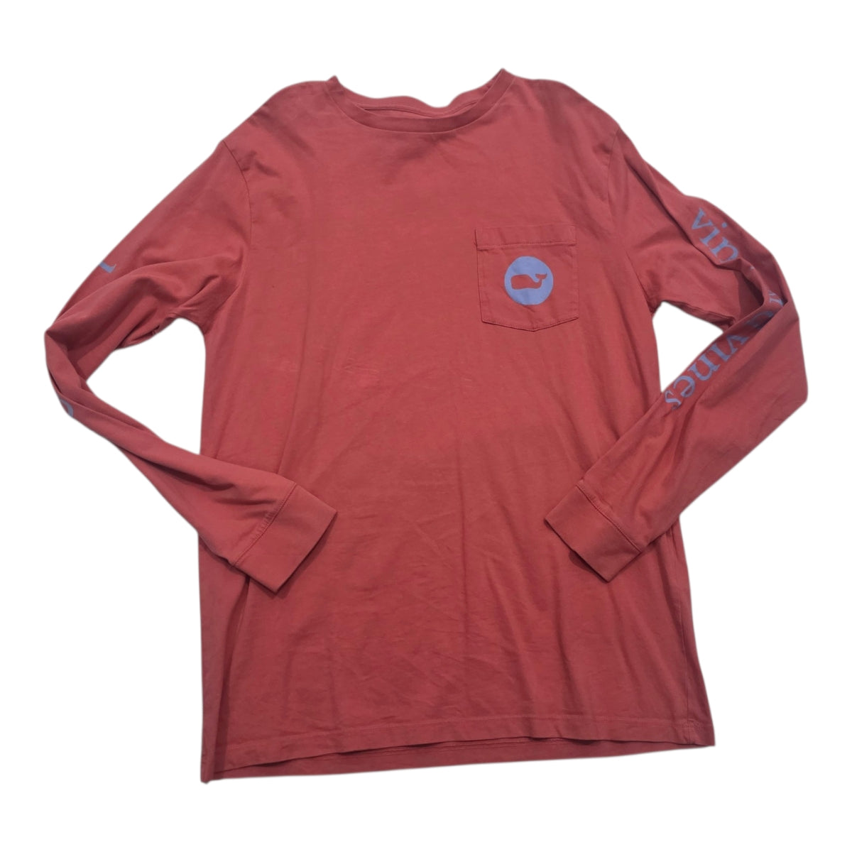 Playera Vineyard Vines Mujer Manga Larga Coral Talla Chica