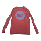 Playera Vineyard Vines Mujer Manga Larga Coral Talla Chica