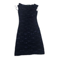 Vestido Ralph Lauren 6 Manga Corta Con Lentejuelas Azul