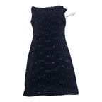 Vestido Ralph Lauren 6 Manga Corta Con Lentejuelas Azul