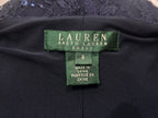 Vestido Ralph Lauren 6 Manga Corta Con Lentejuelas Azul