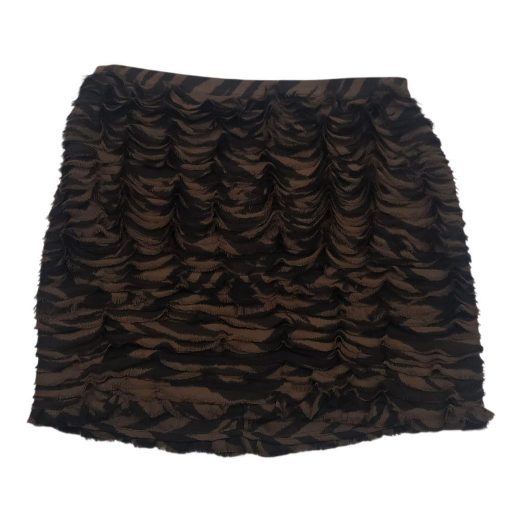 Falda Michael Kors De Mujer Talla 6 Cafe Animal Print