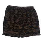 Falda Michael Kors De Mujer Talla 6 Cafe Animal Print