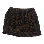 Falda Michael Kors De Mujer Talla 6 Cafe Animal Print