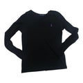 Playera Ralph Laurenmujer Chica Negra Ponimorada Manga Larga