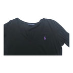 Playera Ralph Laurenmujer Chica Negra Ponimorada Manga Larga