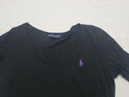Playera Ralph Laurenmujer Chica Negra Ponimorada Manga Larga
