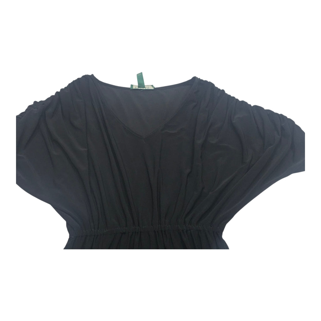 Vestido Ralph Lauren De Mujer Talla Chica Color Negro Amplio