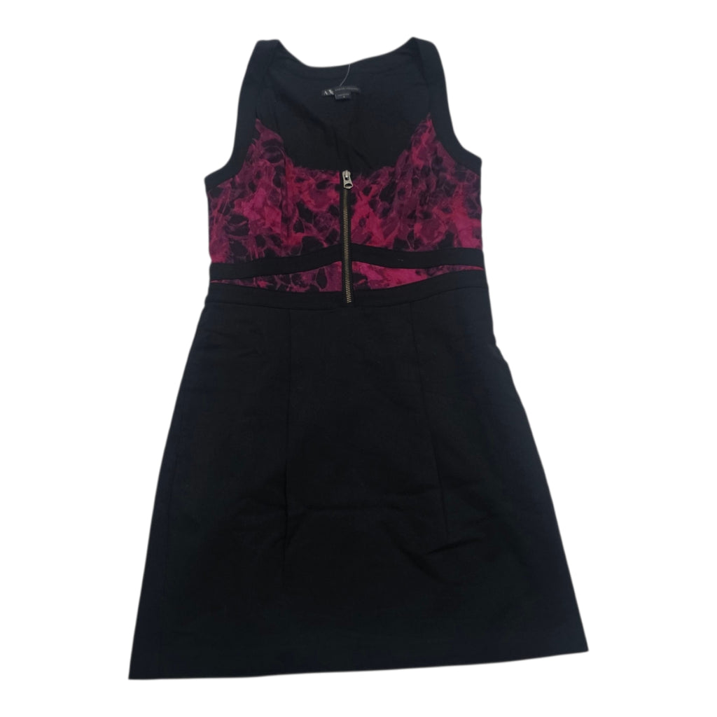 Vestido Armani Exchange De Mujer Color Negro Con Rosa