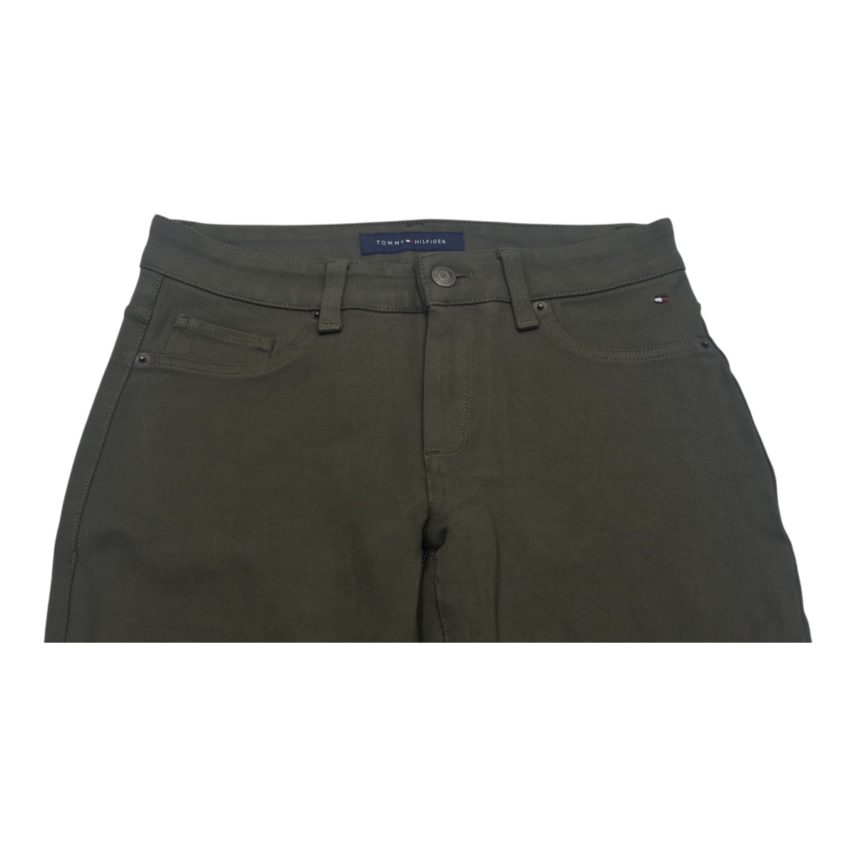 Pantalon Tommy Hilfiger De Mujer Talla 4 Color Verde