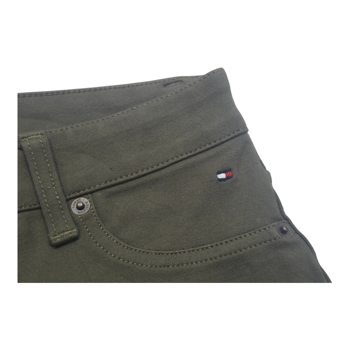Pantalon Tommy Hilfiger De Mujer Talla 4 Color Verde