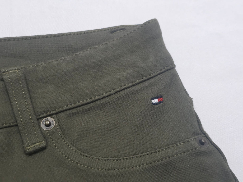 Pantalon Tommy Hilfiger De Mujer Talla 4 Color Verde