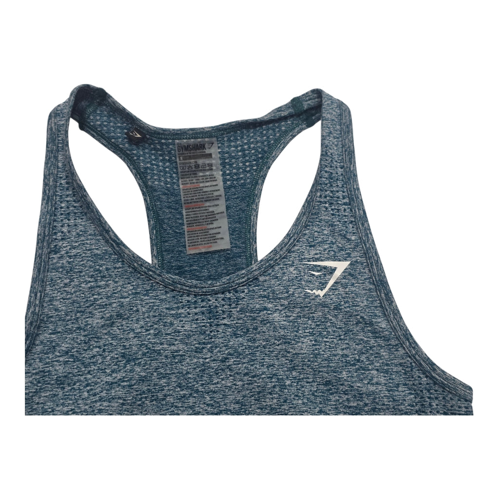 Playera Gymshark De Mujer Talla Chica Color Azul Jaspeado