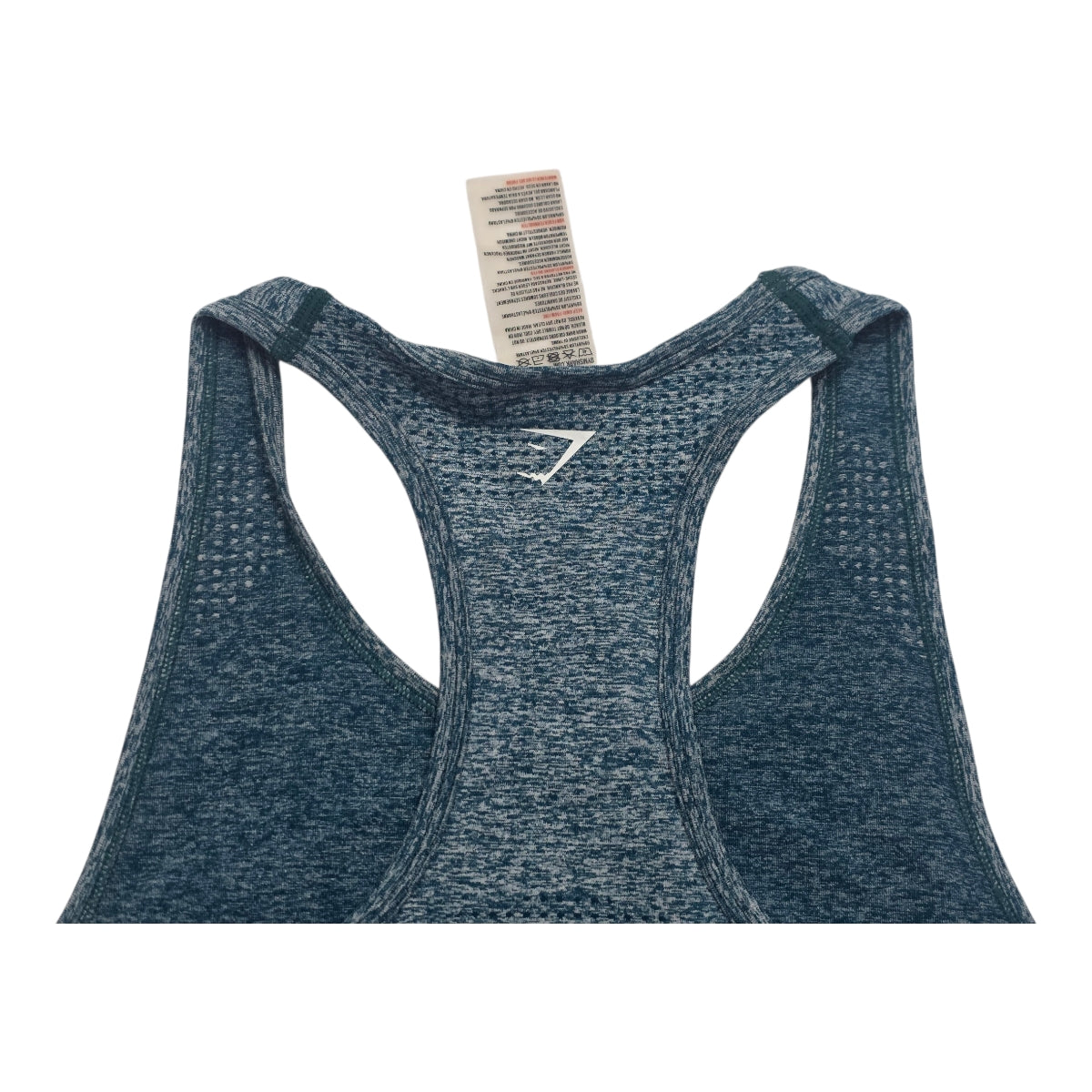 Playera Gymshark De Mujer Talla Chica Color Azul Jaspeado