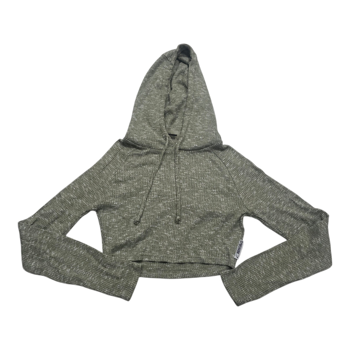 Sudadera Corta Gymshark De Mujer Mediana Color Verde
