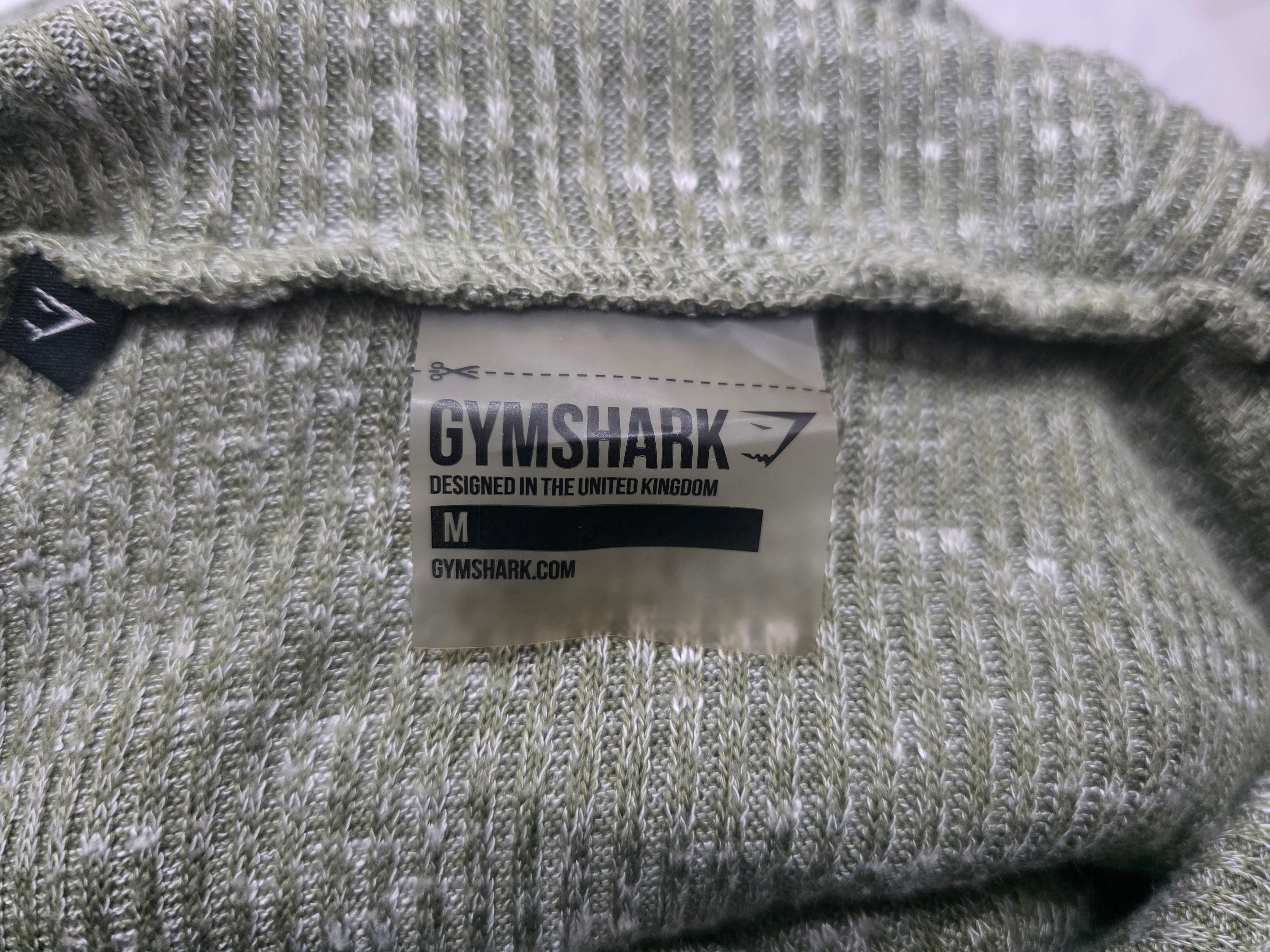 Sudadera Corta Gymshark De Mujer Mediana Color Verde