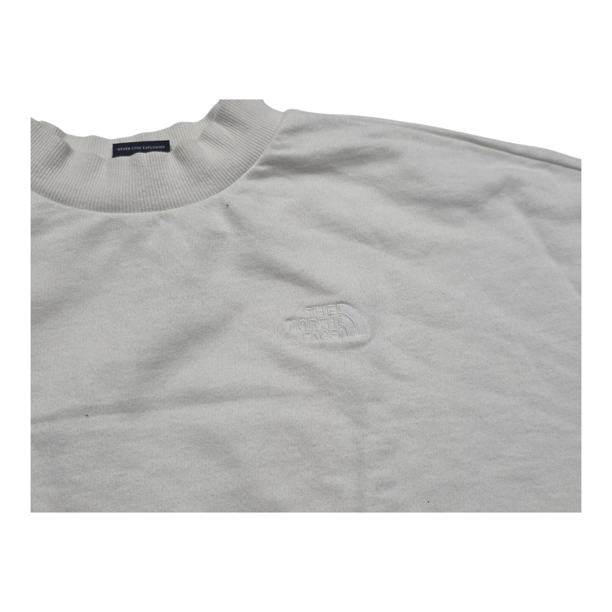 Sudadera The North Face Color Blanco Mediano Cuello Redondo