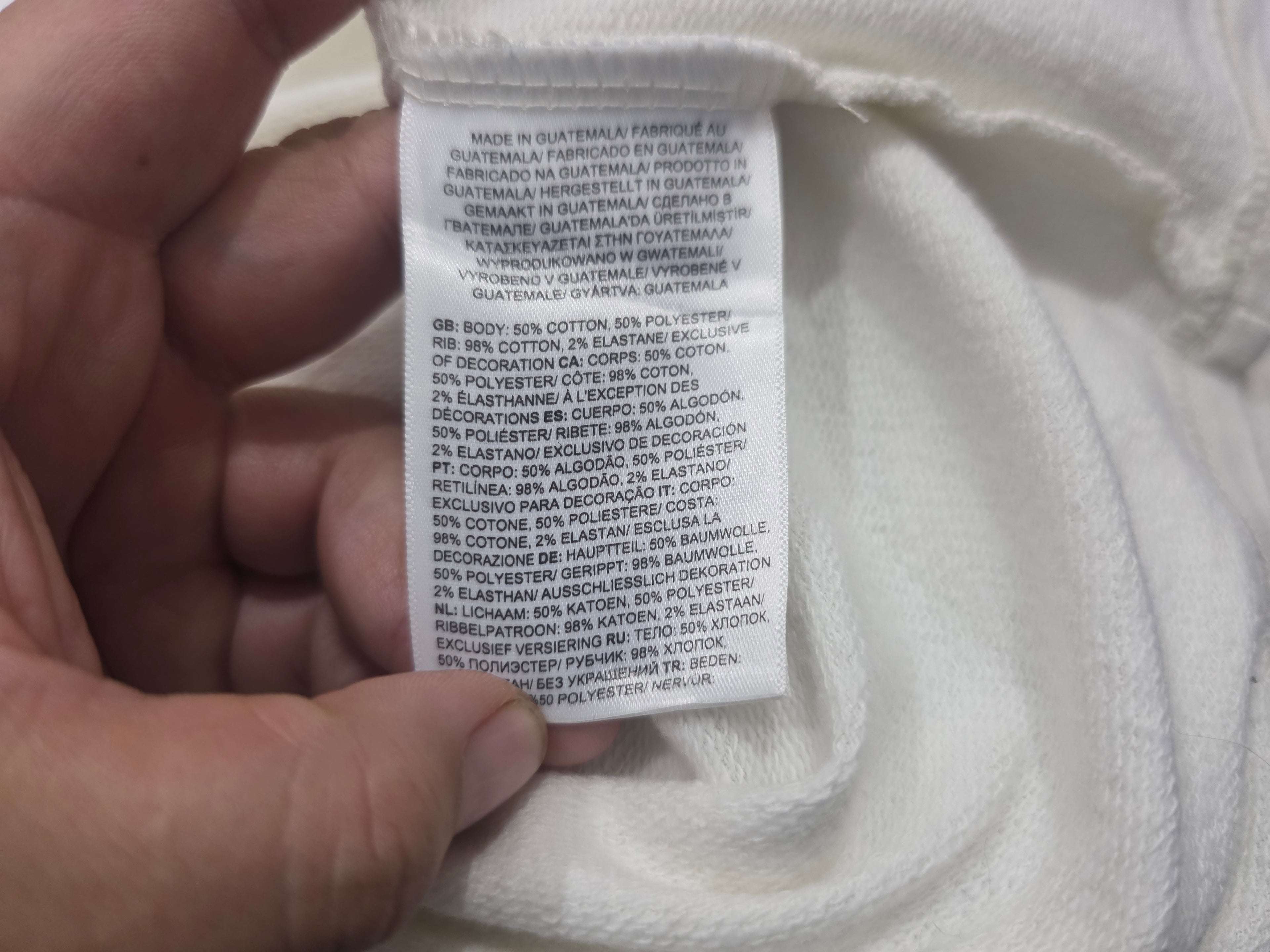 Sudadera The North Face Color Blanco Mediano Cuello Redondo