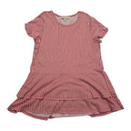 Blusa Michael Kors Mujer Mediana Coral Rayada Manga Corta