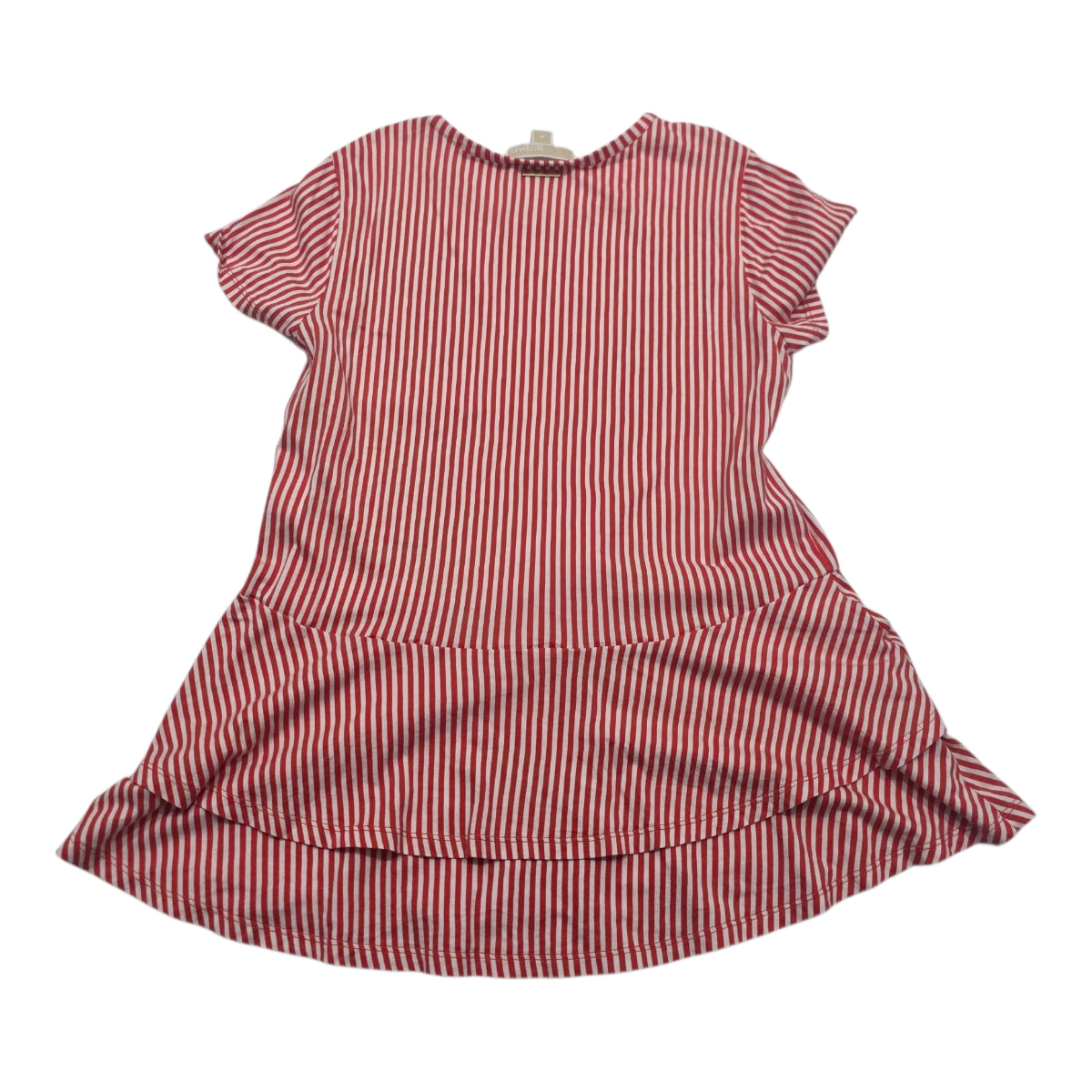 Blusa Michael Kors Mujer Mediana Coral Rayada Manga Corta